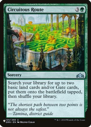 Circuitous Route (LIST-125/259) - The List Reprints