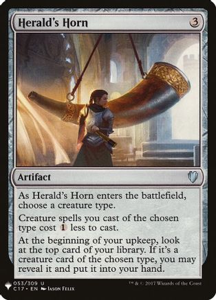 Herald's Horn (LIST-053) - The List Reprints